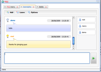 X Chat Window chat-window - eXo Platform