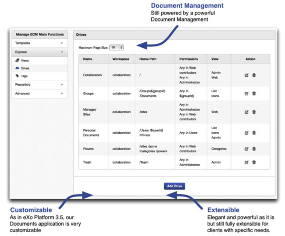 eXo Platform 4 Highlights: Files Management | Document Management Software
