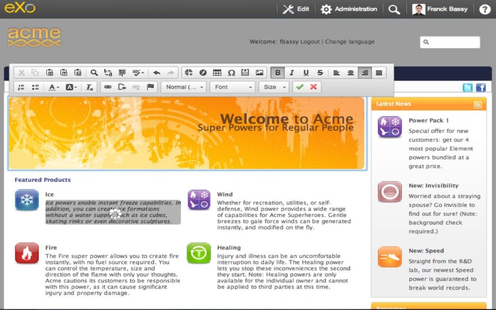 eXo Platform 4.1: Massive Inline Editing and CKEditor Additions