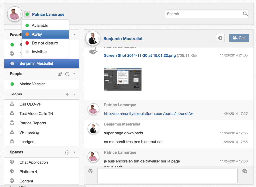 eXo Platform 4.1 : real-time collaboration | Collaboration Software