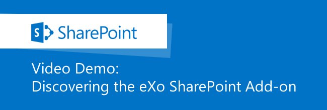 eXo SharePoint Add-on video demo