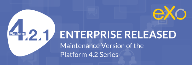 eXo Platform 4.2.1 Enterprise released