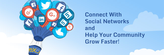 Let your community members connect to eXo with Facebook, Google, LinkedIn or Twitter 