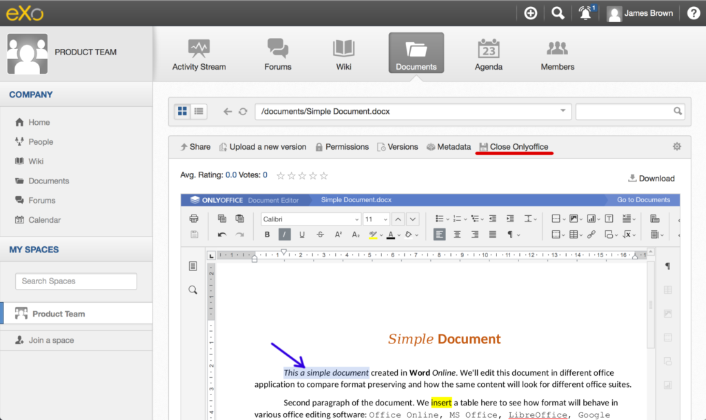 Edit documents simultaneously by lot of users