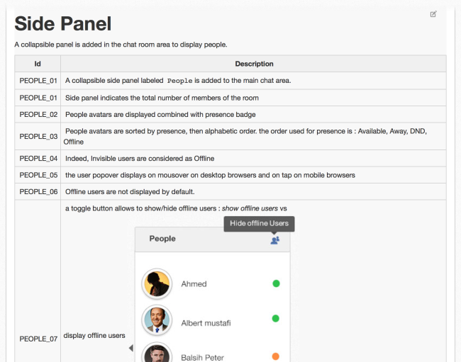 Software functional specification template picture