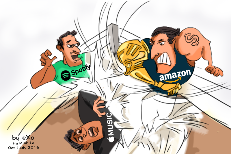 Cartoon of the Week: Amazon launches the Unlimited Streaming Music Service