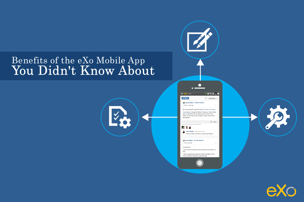 Benefits of eXo collaboration mobile app