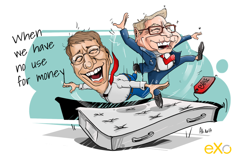 Bill Gates Tested Mattresses with Warren Buffett | Cartoon of the Week