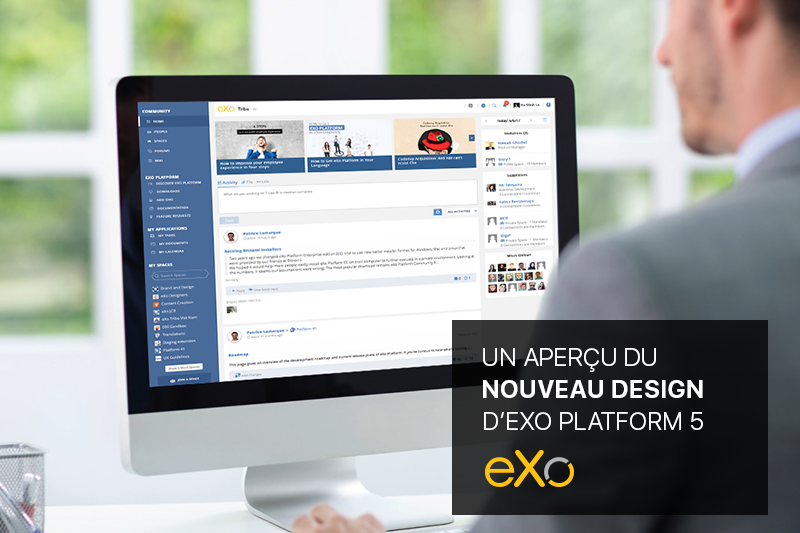 Nouveau Design d’eXo Platform 5