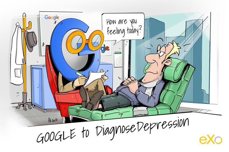 Cartoon Google to offer a diagnostic test for depression