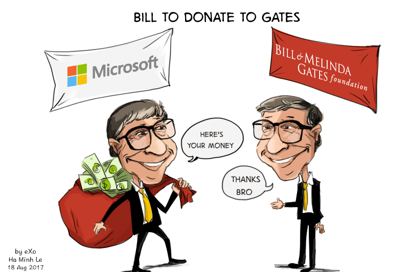 Gates to donate Five Percent Of His Fortune To his own Charity | eXo