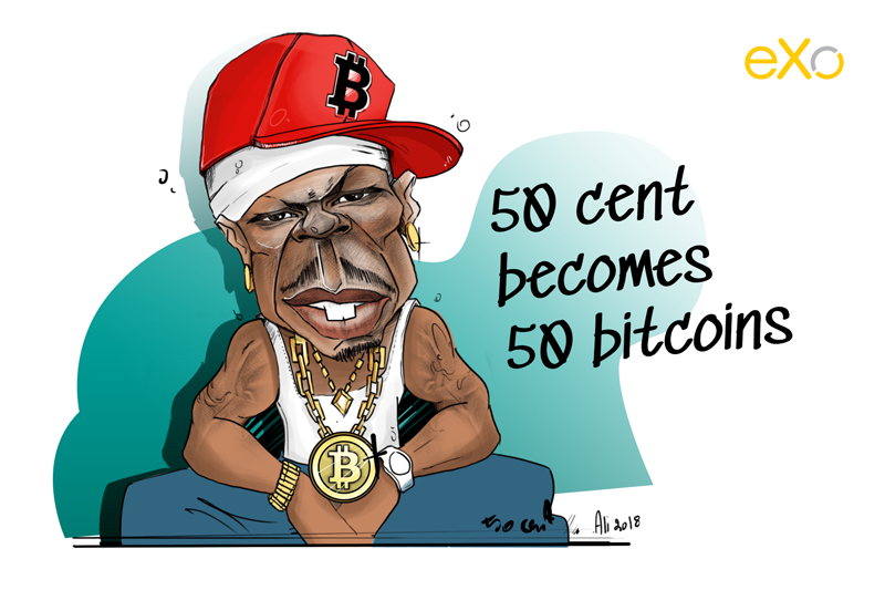 50 Cent, bitcoin