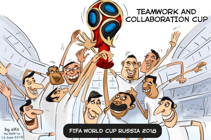 Cartoon of the Week: World Cup Soccer to teach us future collaboration