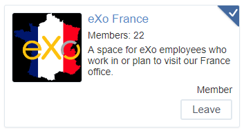 eXo Platform France space