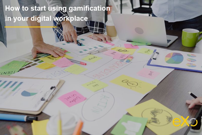 Using gamification in digital workplace