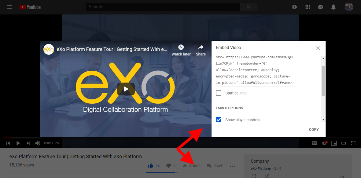 eXo Platform: How to Embed Your Company’s Social Media Feed