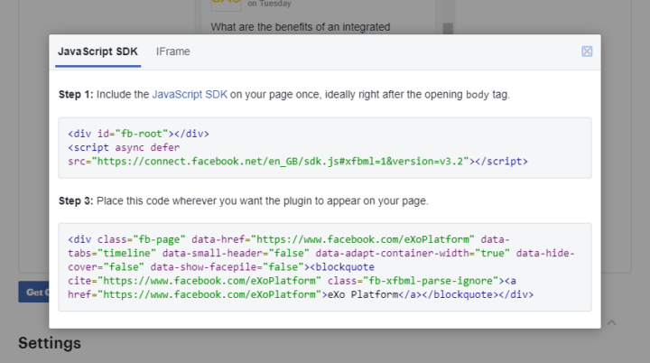 eXo Platform: How to Embed Your Company’s Social Media Feed