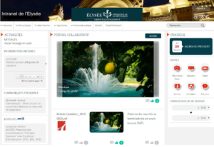 Elysée: plateforme collaborative