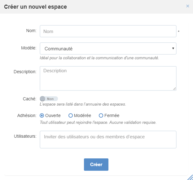 eXo Platform: Créer un espace Collaboratif