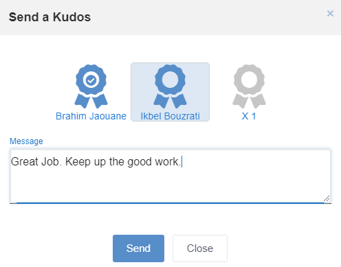 How To send kudos to a coworker with eXo Platform 5.3