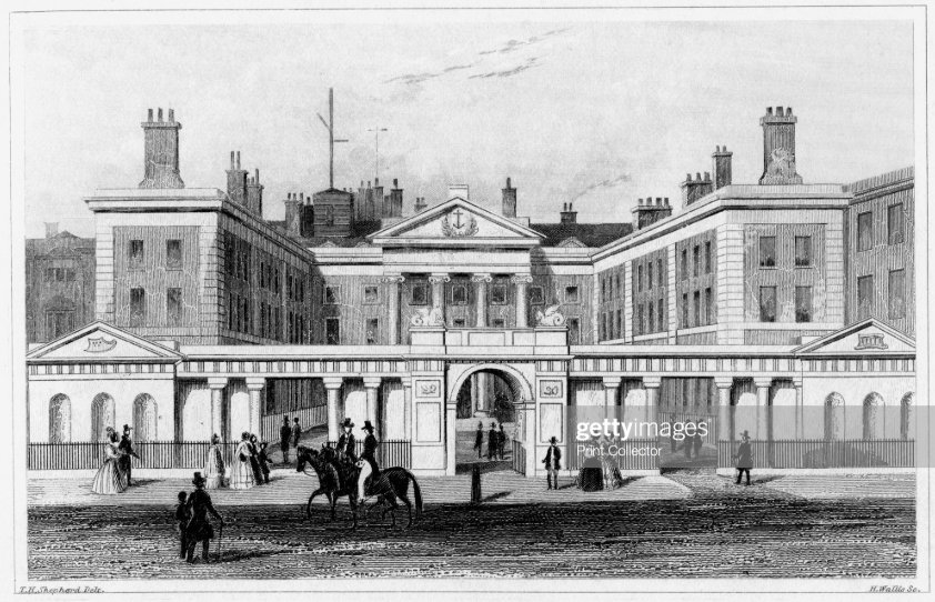 The old admiralty office, London