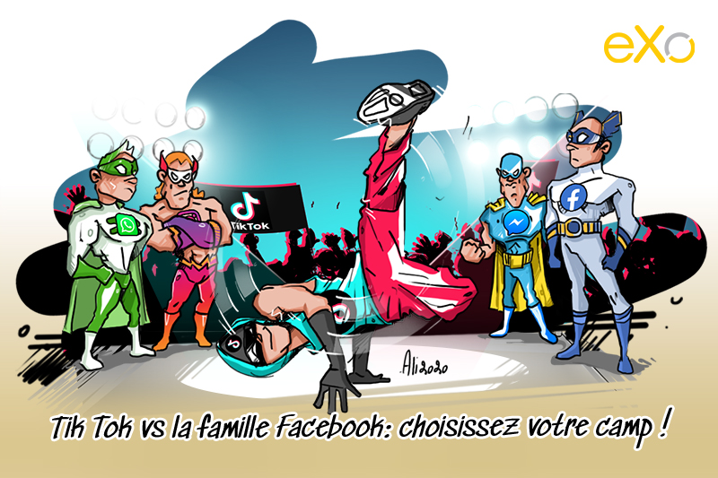 Facebook, TikTok, application