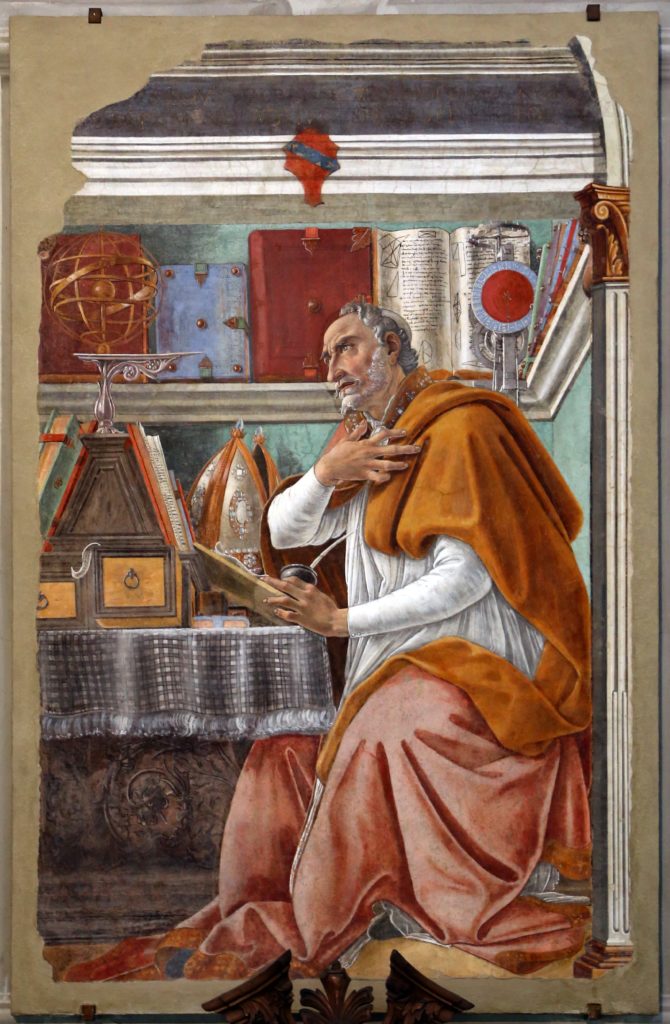 Saint Augustine in His Study by Sandro Botticelli