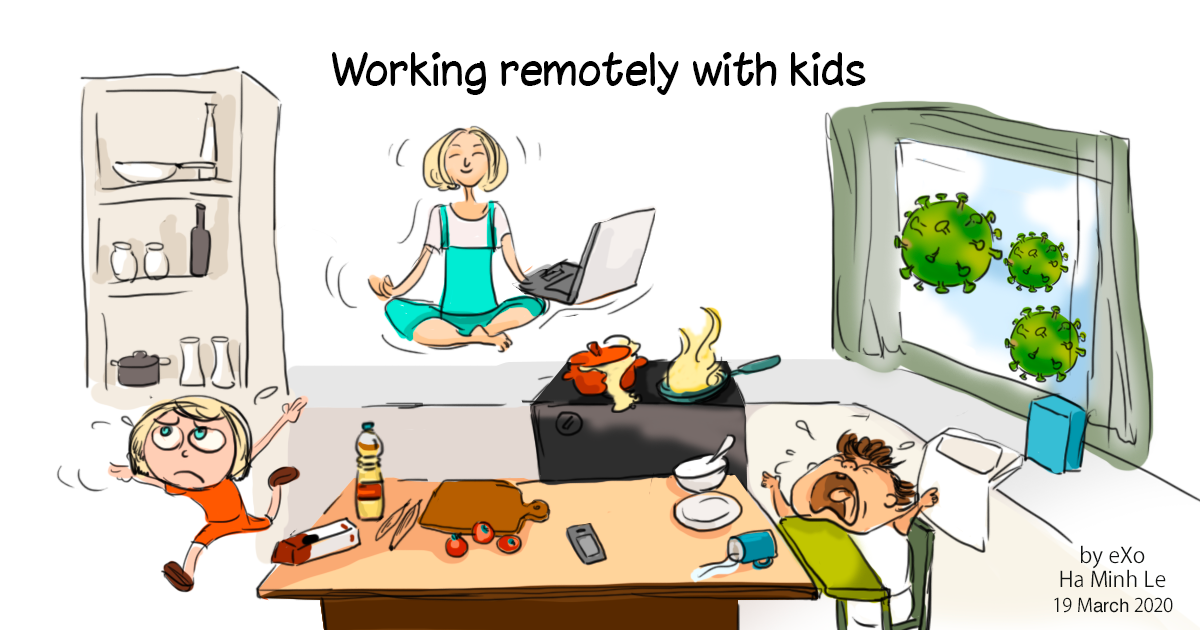 Working remotely with kids during the Coronavirus outbreak | eXo