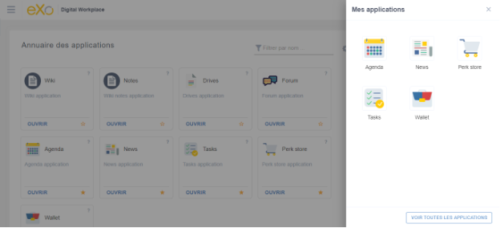 eXo Platform 6: Le centre des applications - Solution Collaborative ...