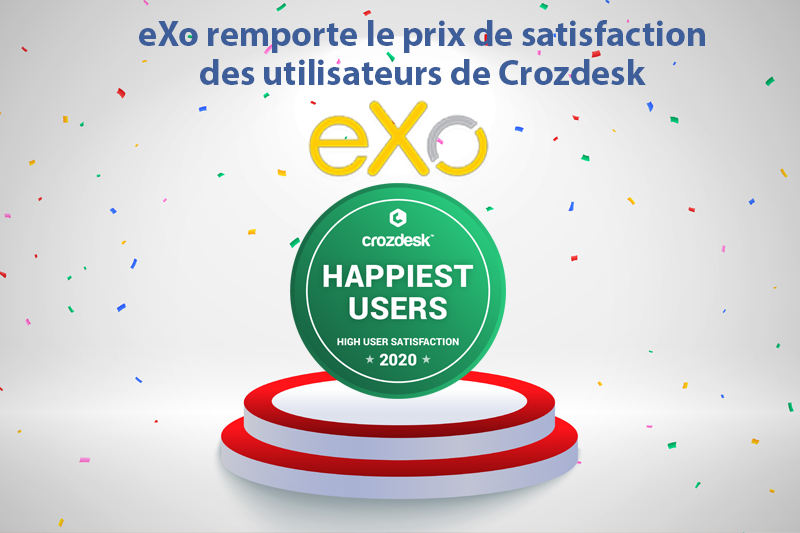 eXo remporte “Happiest Users Award” de Crozdesk