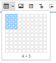 Create Table Wiki eXo Platform