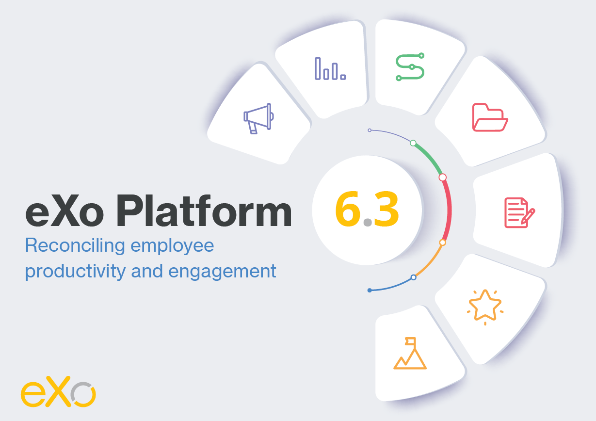 eXo Platform 6.3: new version reconciling employee productivity and engagement!