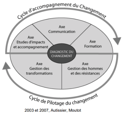 Conduite et mise en oeuvre du changement : l'effet de levier