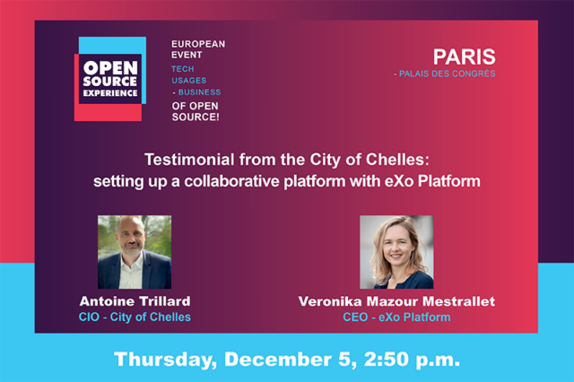 OSXP 2024 - Visuel EN intervention Antoine Trillard - eXo Platform