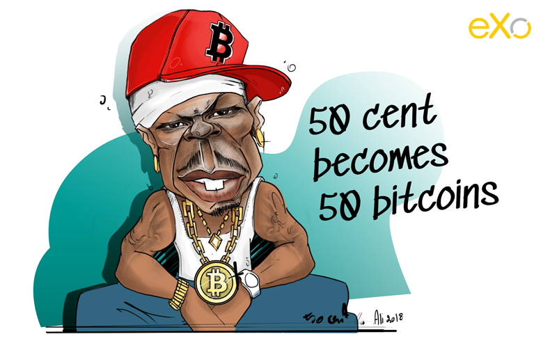 50 Cent, bitcoin