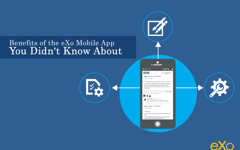 Benefits of eXo collaboration mobile app
