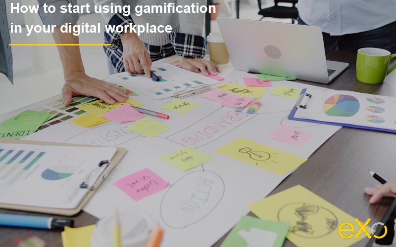 Using gamification in digital workplace