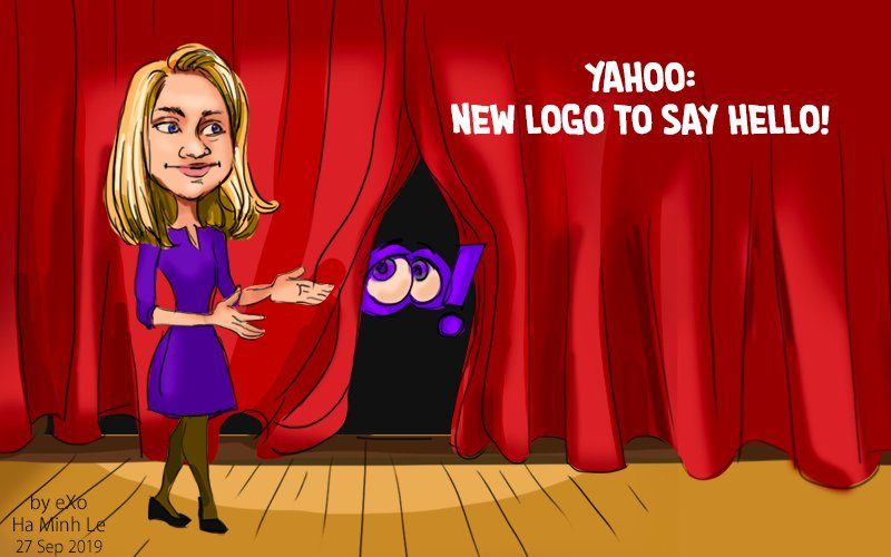 Yahoo! : New logo To Say Hello