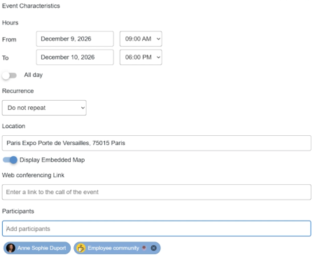 eXo-platform-7.2-New event content type carachteristics