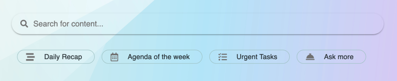 eXo-platform-7.2-Suggested AI prompts-displayed-under-search