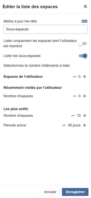 eXo-platform-7.2- editer liste espace