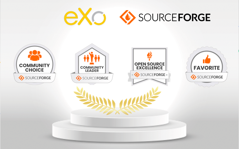 eXo Platform Wins 4 Awards from SourceForge